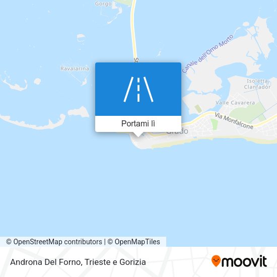 Mappa Androna Del Forno