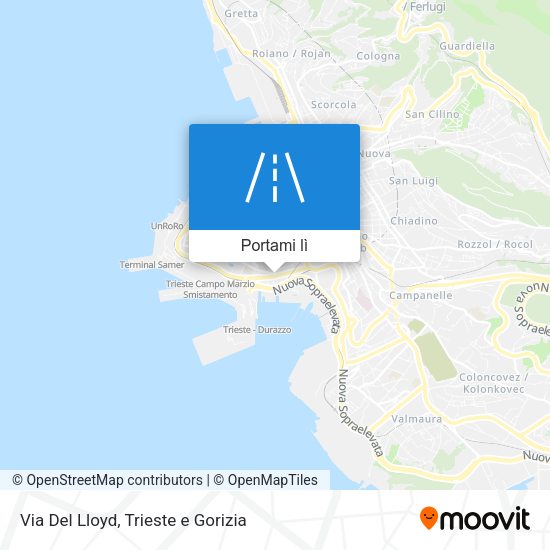 Mappa Via Del Lloyd