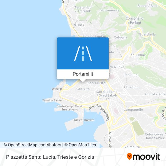 Mappa Piazzetta Santa Lucia