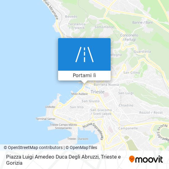 Mappa Piazza Luigi Amedeo Duca Degli Abruzzi