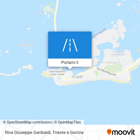 Mappa Riva Giuseppe Garibaldi