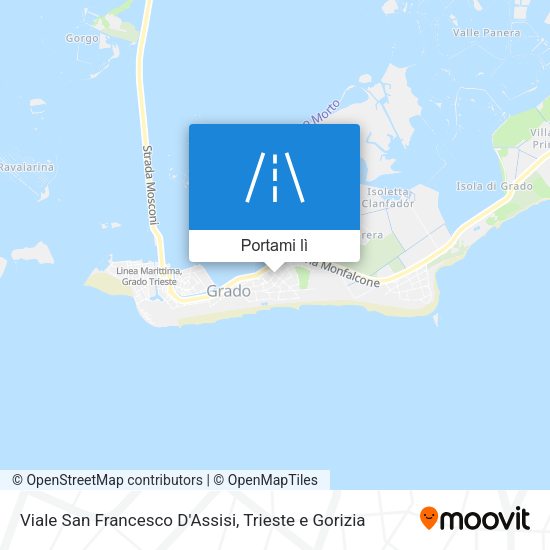 Mappa Viale San Francesco D'Assisi