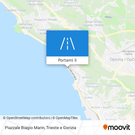 Mappa Piazzale Biagio Marin