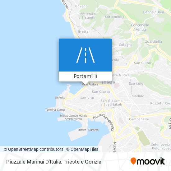 Mappa Piazzale Marinai D'Italia