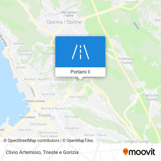 Mappa Clivio Artemisio