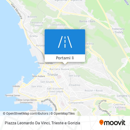 Mappa Piazza Leonardo Da Vinci