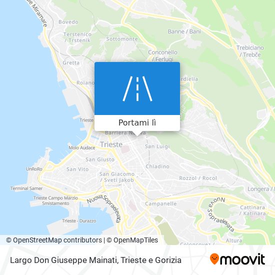 Mappa Largo Don Giuseppe Mainati