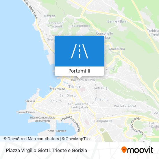 Mappa Piazza Virgilio Giotti