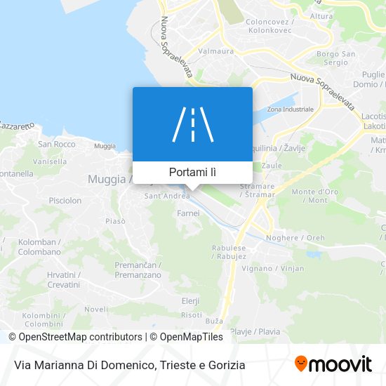 Mappa Via Marianna Di Domenico