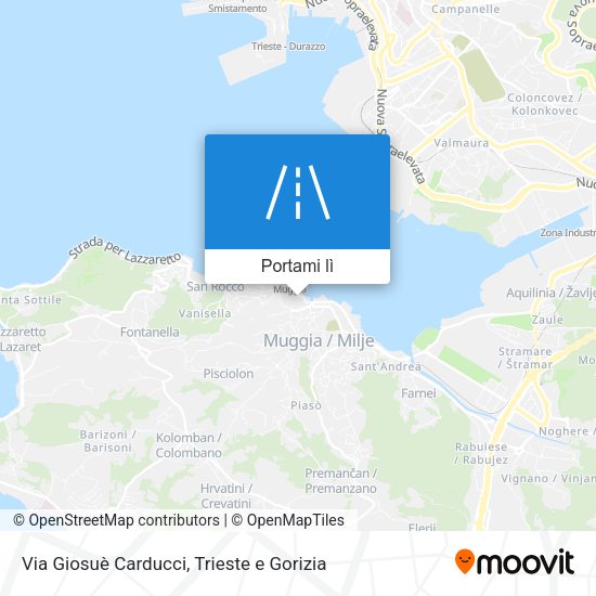 Mappa Via Giosuè Carducci