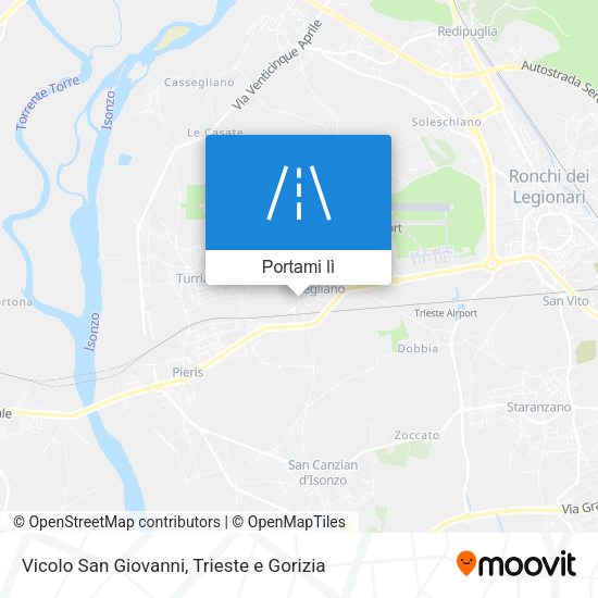 Mappa Vicolo San Giovanni