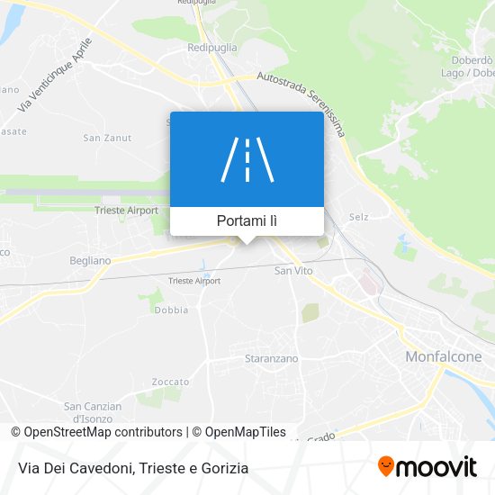 Mappa Via Dei Cavedoni