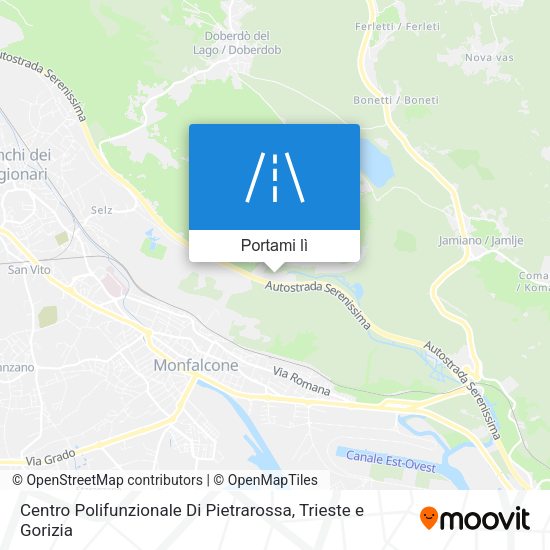 Mappa Centro Polifunzionale Di Pietrarossa