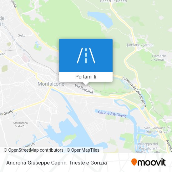 Mappa Androna Giuseppe Caprin