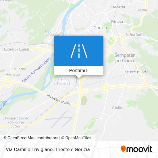 Mappa Via Camillo Trivigiano