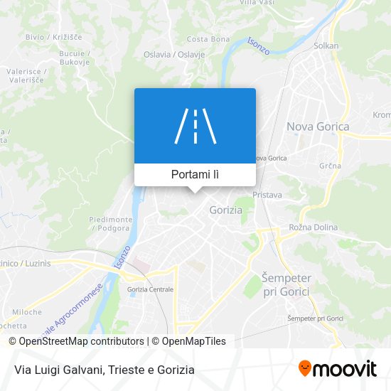 Mappa Via Luigi Galvani