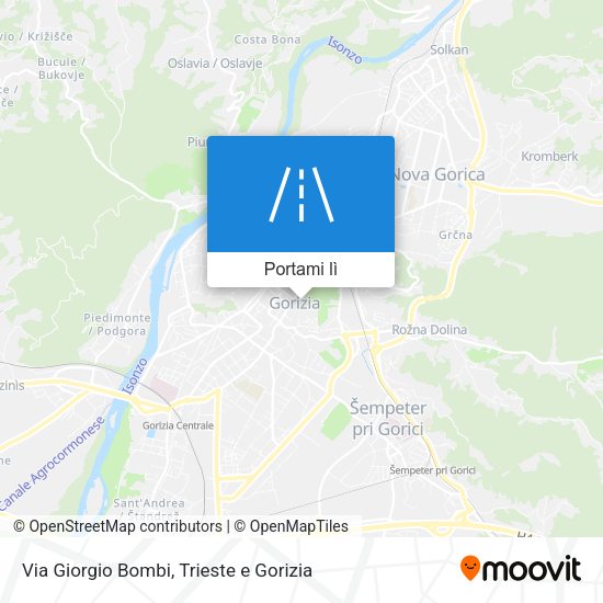 Mappa Via Giorgio Bombi