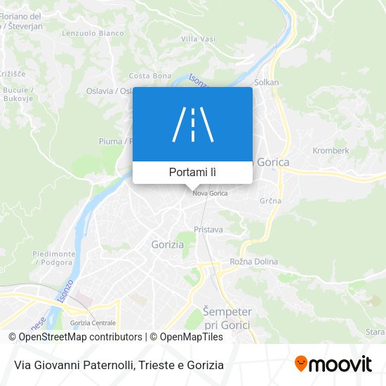 Mappa Via Giovanni Paternolli