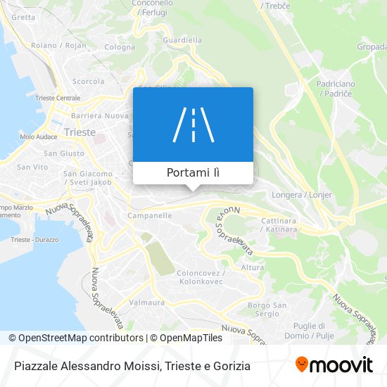 Mappa Piazzale Alessandro Moissi