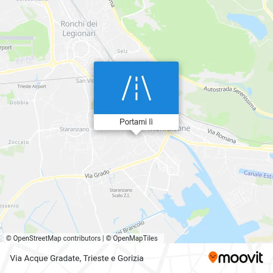 Mappa Via Acque Gradate