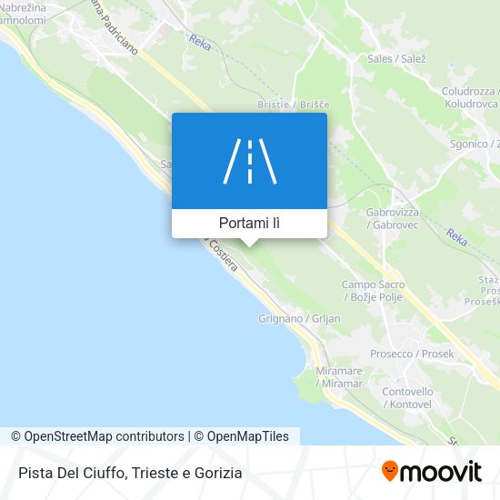 Mappa Pista Del Ciuffo