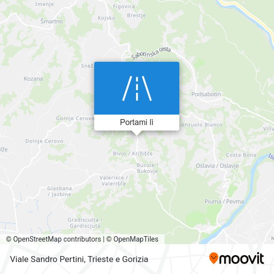 Mappa Viale Sandro Pertini
