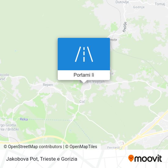 Mappa Jakobova Pot