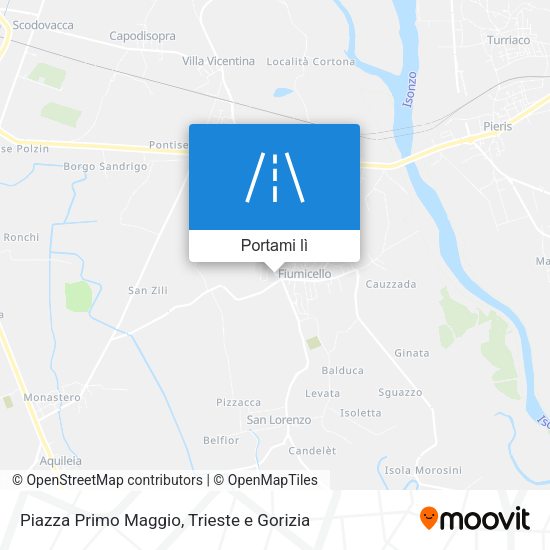 Mappa Piazza Primo Maggio