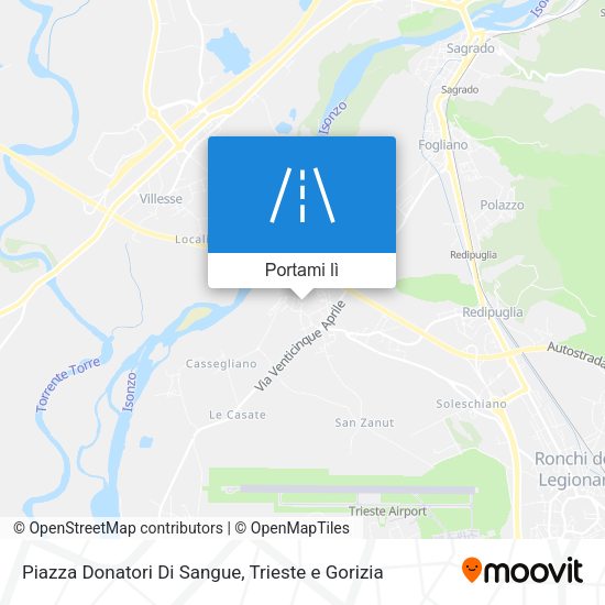 Mappa Piazza Donatori Di Sangue
