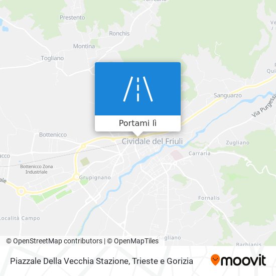 Mappa Piazzale Della Vecchia Stazione