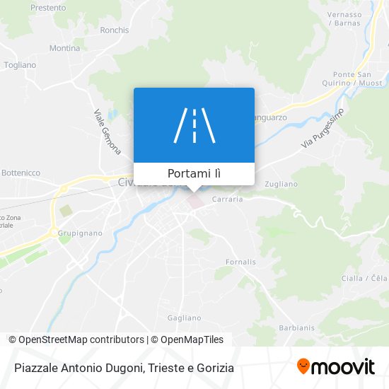 Mappa Piazzale Antonio Dugoni