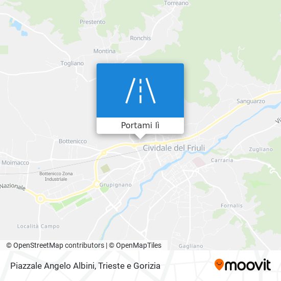 Mappa Piazzale Angelo Albini