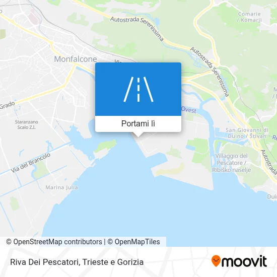 Mappa Riva Dei Pescatori