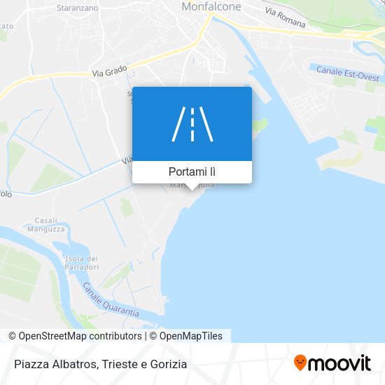 Mappa Piazza Albatros