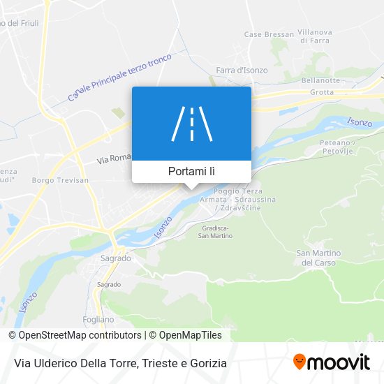 Mappa Via Ulderico Della Torre