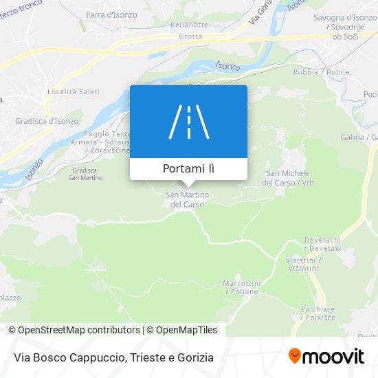 Mappa Via Bosco Cappuccio