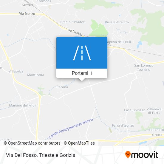 Mappa Via Del Fosso