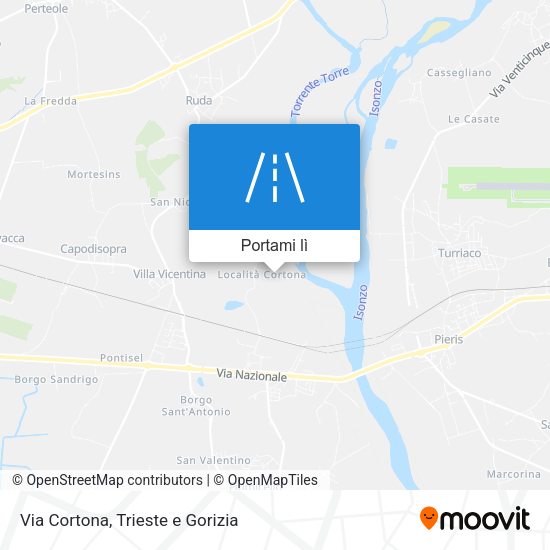 Mappa Via Cortona