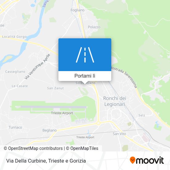 Mappa Via Della Curbine