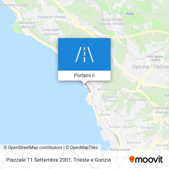 Mappa Piazzale 11 Settembre 2001