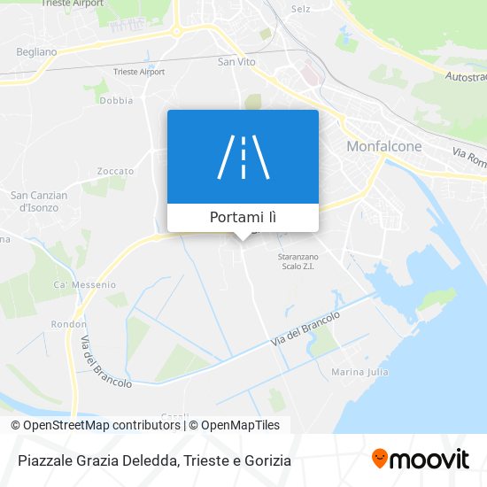 Mappa Piazzale Grazia Deledda