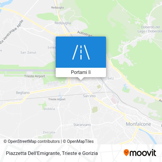 Mappa Piazzetta Dell'Emigrante