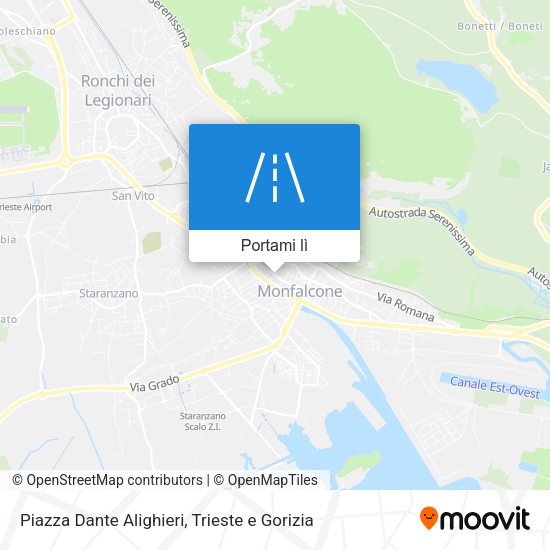 Mappa Piazza Dante Alighieri