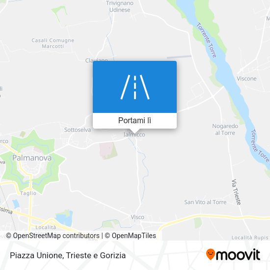 Mappa Piazza Unione
