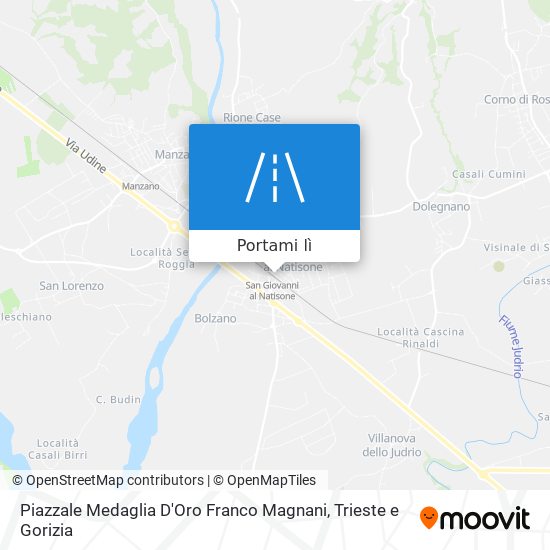 Mappa Piazzale Medaglia D'Oro Franco Magnani