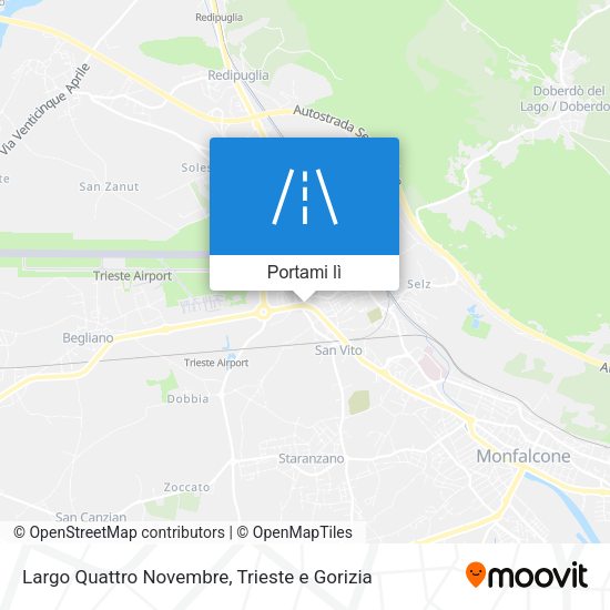 Mappa Largo Quattro Novembre