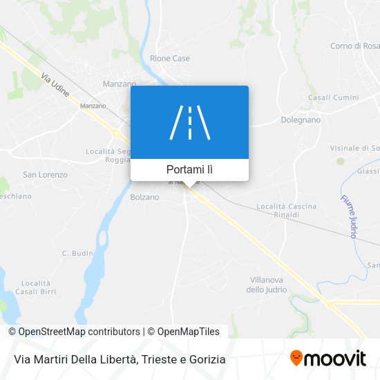 Mappa Via Martiri Della Libertà