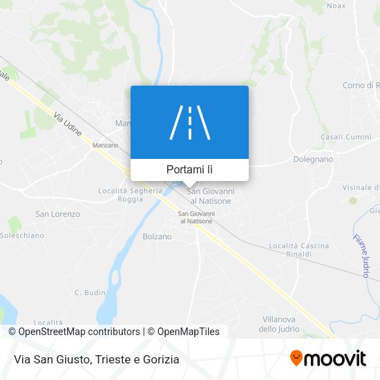 Mappa Via San Giusto