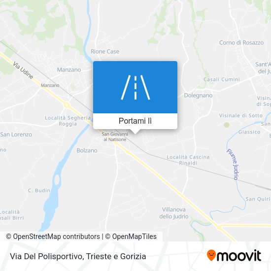 Mappa Via Del Polisportivo