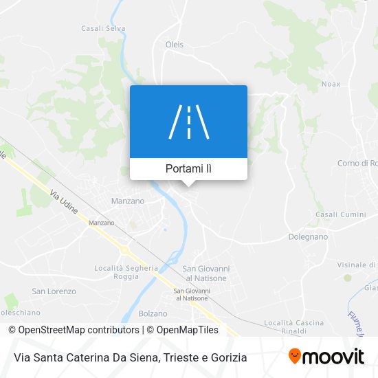 Mappa Via Santa Caterina Da Siena
